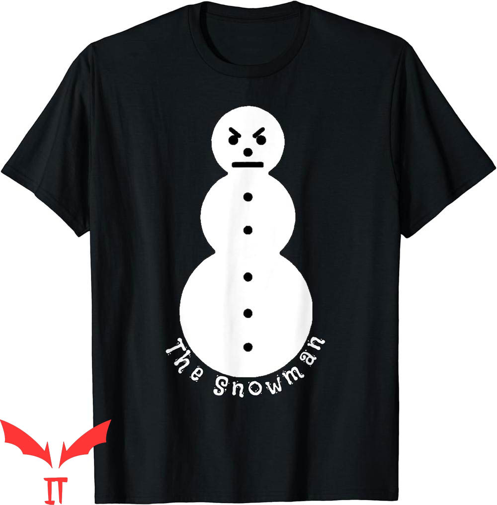 Jeezy Snowman T-Shirt Funny Features An Angry Face