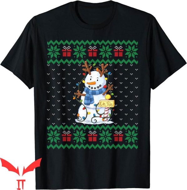 Jeezy Snowman T-Shirt Ugly Christmas Sweater Winter Tee