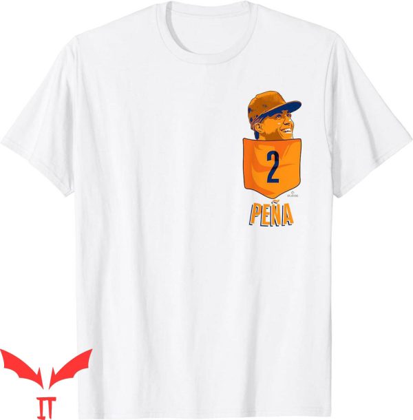 Jeremy Pena T-Shirt Houston Baseball Pocket Tee MLBPA