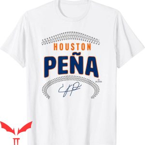Jeremy Pena T-Shirt Houston Name Number MLBPA Baseball