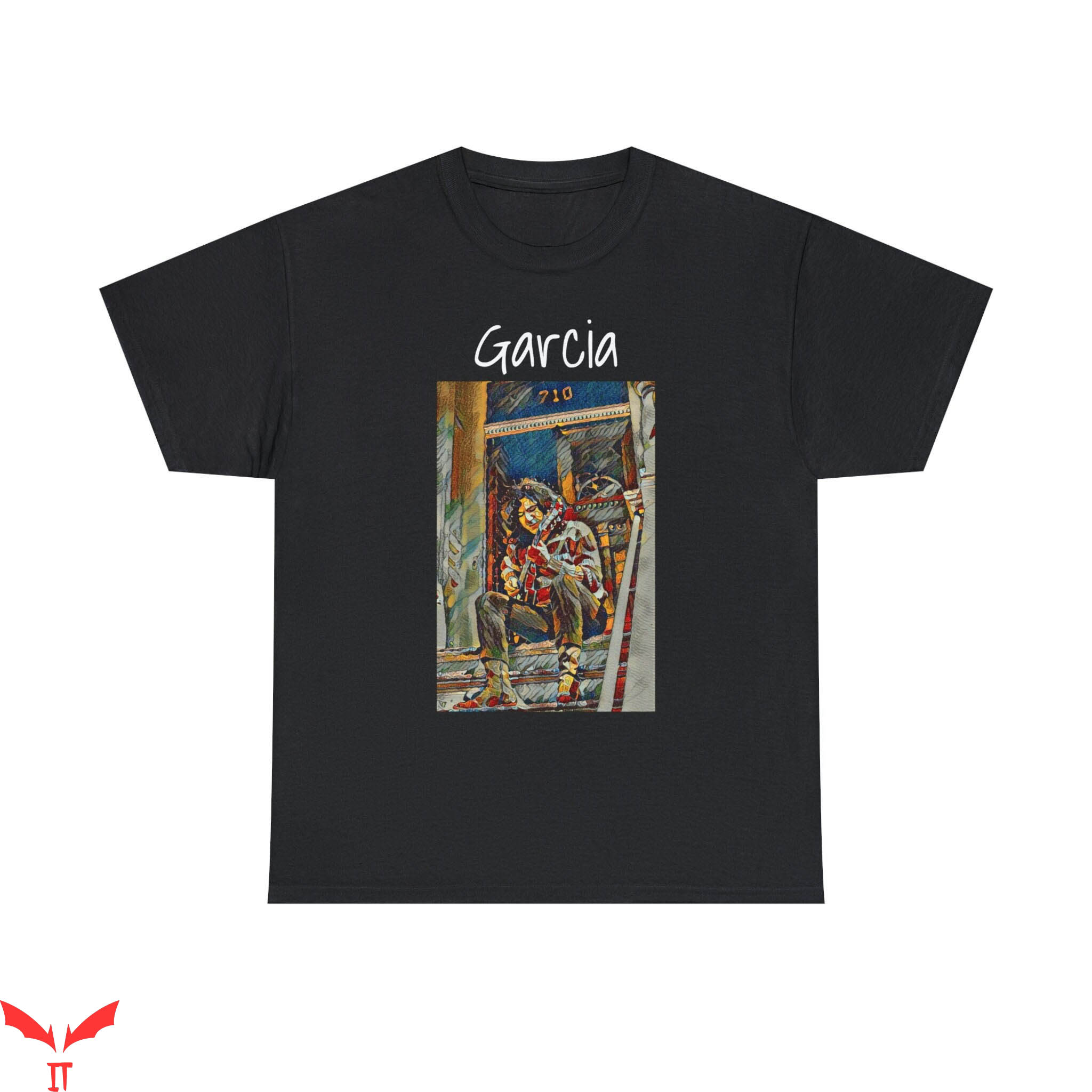 Jerry Garcia T-Shirt At 710 Ashbury Grateful Dead Concert Jerry Garcia T-Shirt At 710 Ashbury Grateful Dead Concert