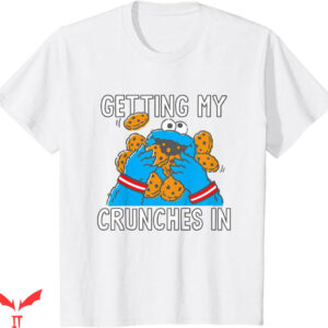 Kaws Sesame Street T-shirt Cookie Monster My Crunches