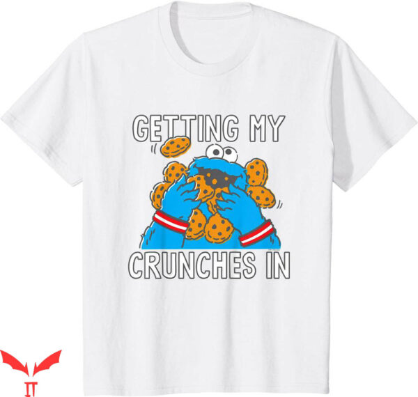 Kaws Sesame Street T-shirt Cookie Monster My Crunches