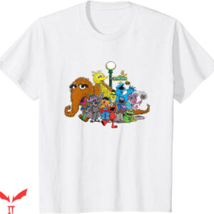 Kaws Sesame Street T-shirt Sesame Street Group Street Light