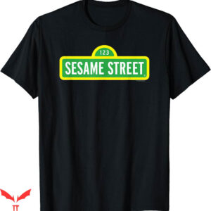 Kaws Sesame Street T-shirt Sesame Street Logo T-shirt
