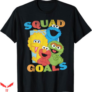 Kaws Sesame Street T-shirt Sesame Street Squad Goals T-shirt
