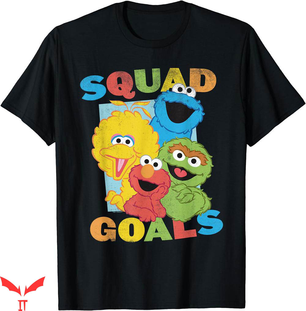 Kaws Sesame Street T-shirt Sesame Street Squad Goals T-shirt Kaws Sesame Street T-shirt Sesame Street Squad Goals T-shirt