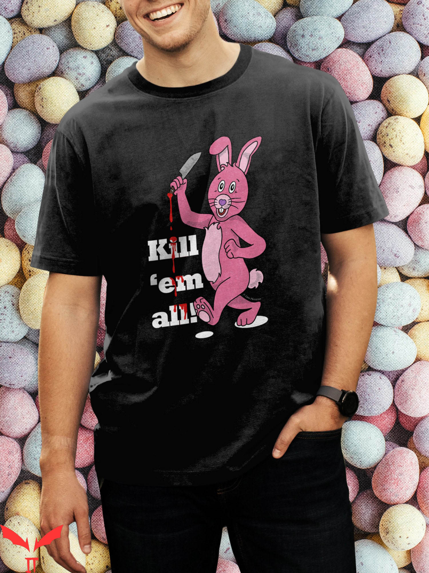 Kill Em All T-Shirt Funny Cartoon Mascot Drawing Retro Kill Em All T-Shirt Funny Cartoon Mascot Drawing Retro