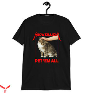 Kill Em All T-Shirt Meowtallicat Metallica Music Cat