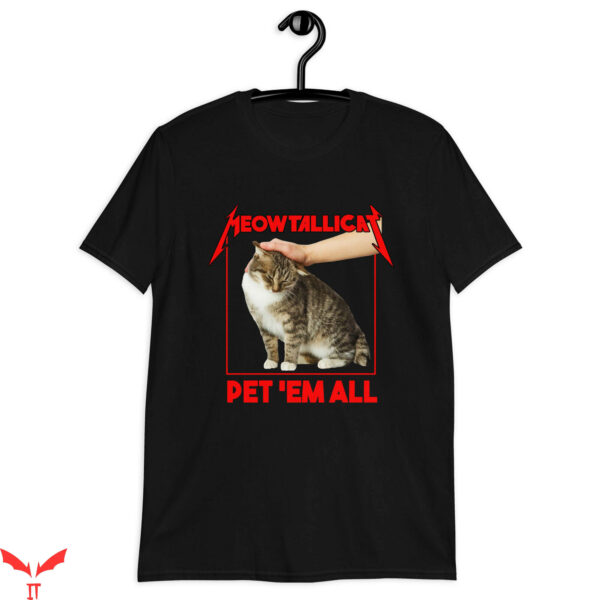 Kill Em All T-Shirt Meowtallicat Metallica Music Cat