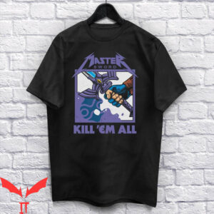 Kill Em All T-Shirt The Master Gamer Heavy Metal Music Retro