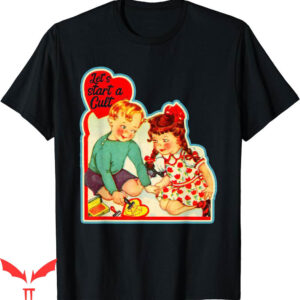 Let’s Start A Cult T-Shirt Funny Hipster Ironic Pun