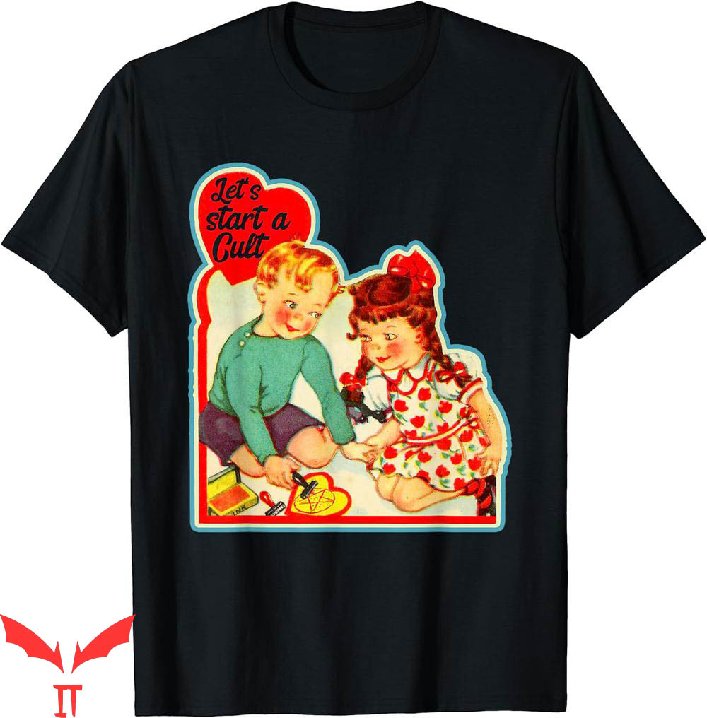 Let's Start A Cult T-Shirt Funny Hipster Ironic Pun Let's Start A Cult T-Shirt Funny Hipster Ironic Pun