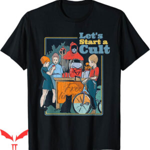 Let’s Start A Cult T-Shirt Funny Vintage Game Demon Gift