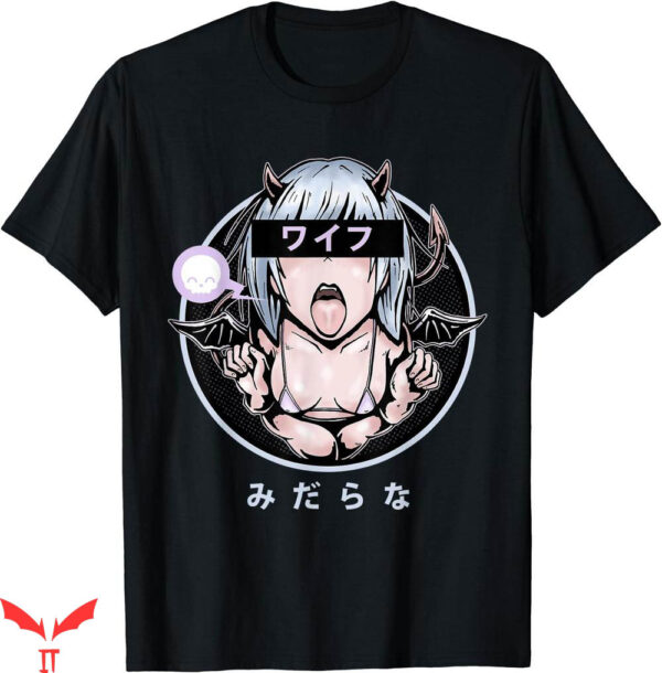 Lewd Complex T-shirt Lewd Anime Devil Girl T-shirt