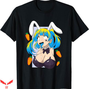 Lewd Complex T-shirt Lewd Anime Face Rabbit Cosplay T-shirt