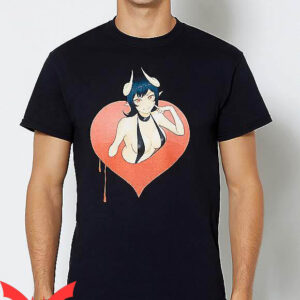 Lewd Complex T-shirt Lewd Complex Succubus Heart T-shirt
