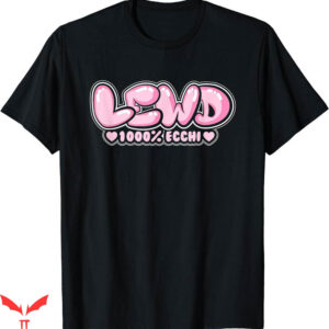 Lewd Complex T-shirt Lewd Pervert Bubble Letter T-shirt