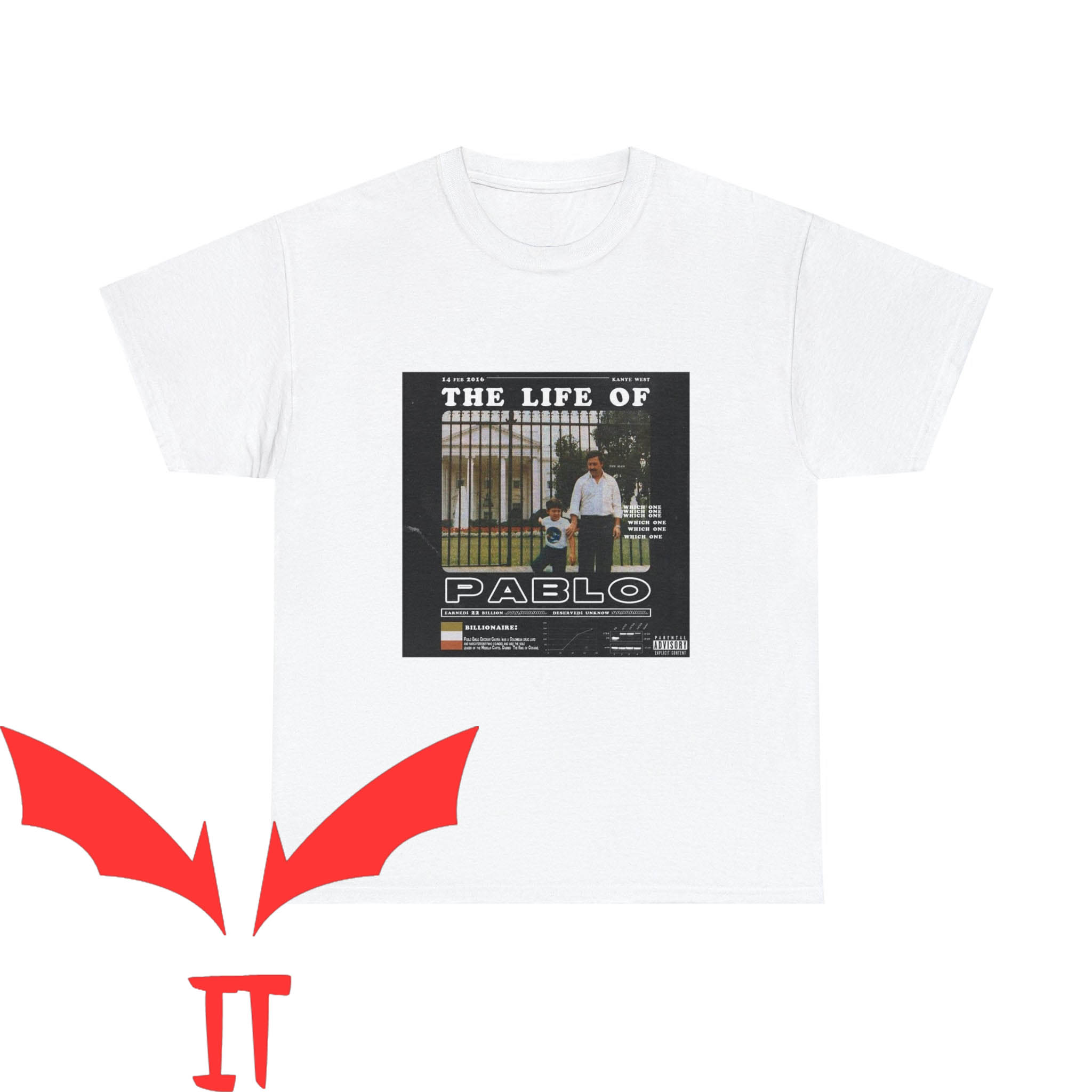 Life Of Pablo T-Shirt Kanye West Tlop Merch Album Music Life Of Pablo T-Shirt Kanye West Tlop Merch Album Music