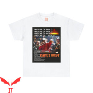 Life Of Pablo T-Shirt Kanye West Tlop Merch Music Adventure