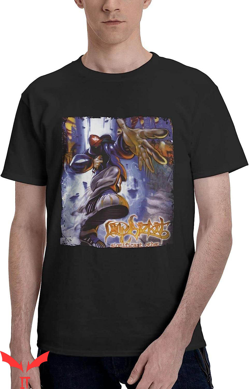Limp Bizkit T-Shirt Regular Fashion Graphic Classic Limp Bizkit T-Shirt Regular Fashion Graphic Classic