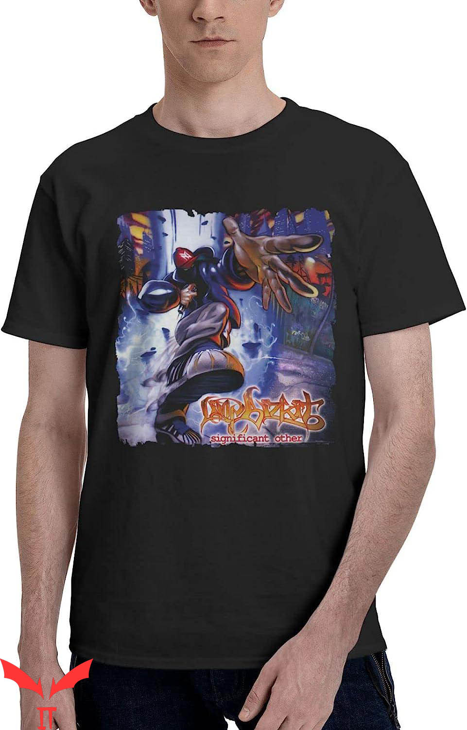 Limp Bizkit T-Shirt WOMBEL Graphic Limp Bizkit T-Shirt WOMBEL Graphic