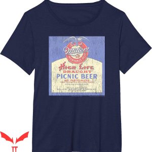 Miller Lite Vintage T-Shirt Classic High Life Picnic Beer