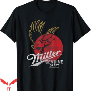 Miller Lite Vintage T-Shirt Genuine Draft Classic Eagle Logo