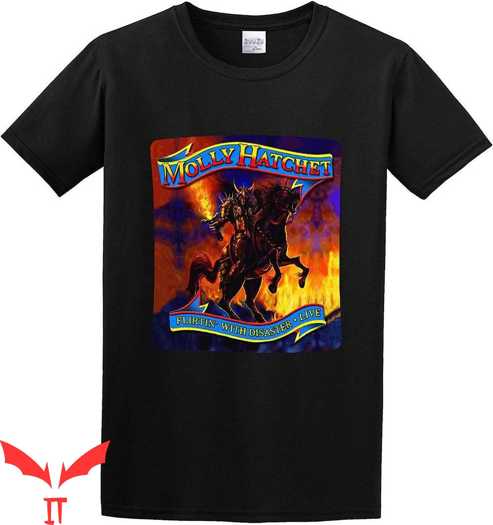 Molly Hatchet T-Shirt Flirtin With Disaster Live Rock Band Molly Hatchet T-Shirt Flirtin With Disaster Live Rock Band
