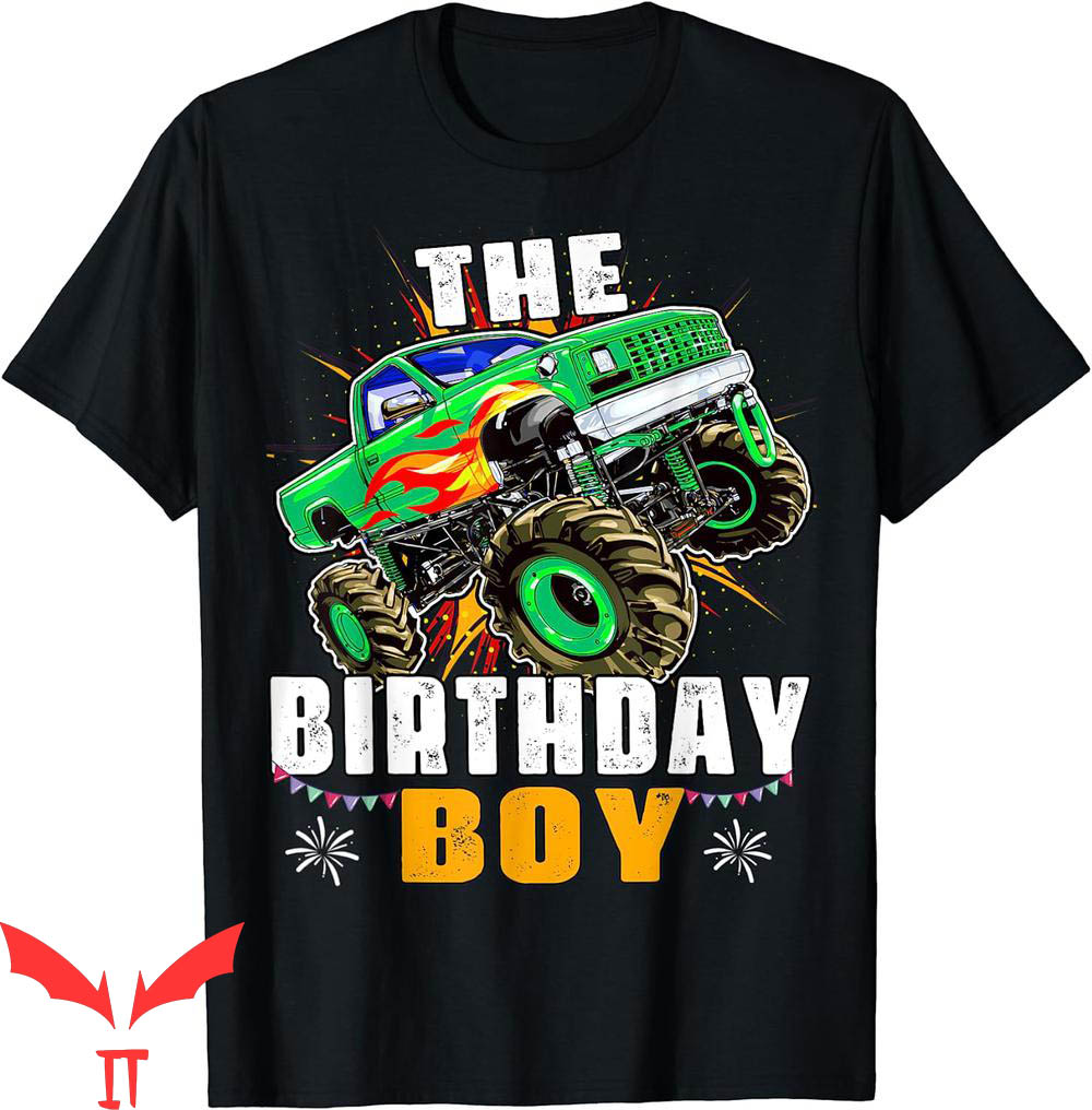 Monster Truck Birthday T-Shirt Family Matching The Bday Boy