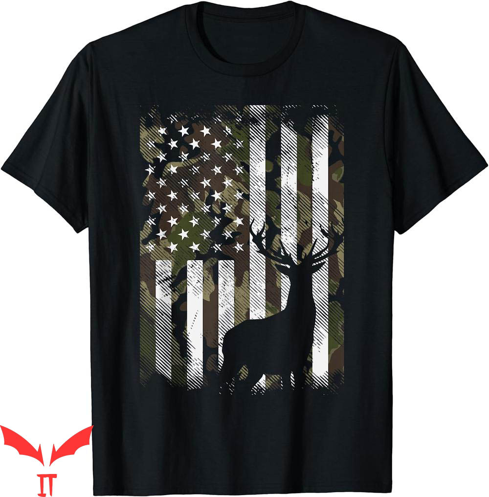 Mossy Oak T-Shirt Camo US Flag Deer Buck Camoflage Hunting Mossy Oak T-Shirt Camo US Flag Deer Buck Camoflage Hunting