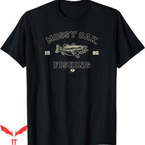 Mossy Oak T-Shirt Fishing Built For The Bite Fish Logo