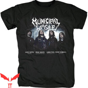 Municipal Waste T-Shirt Band Metal Thrash Album Rock Tour