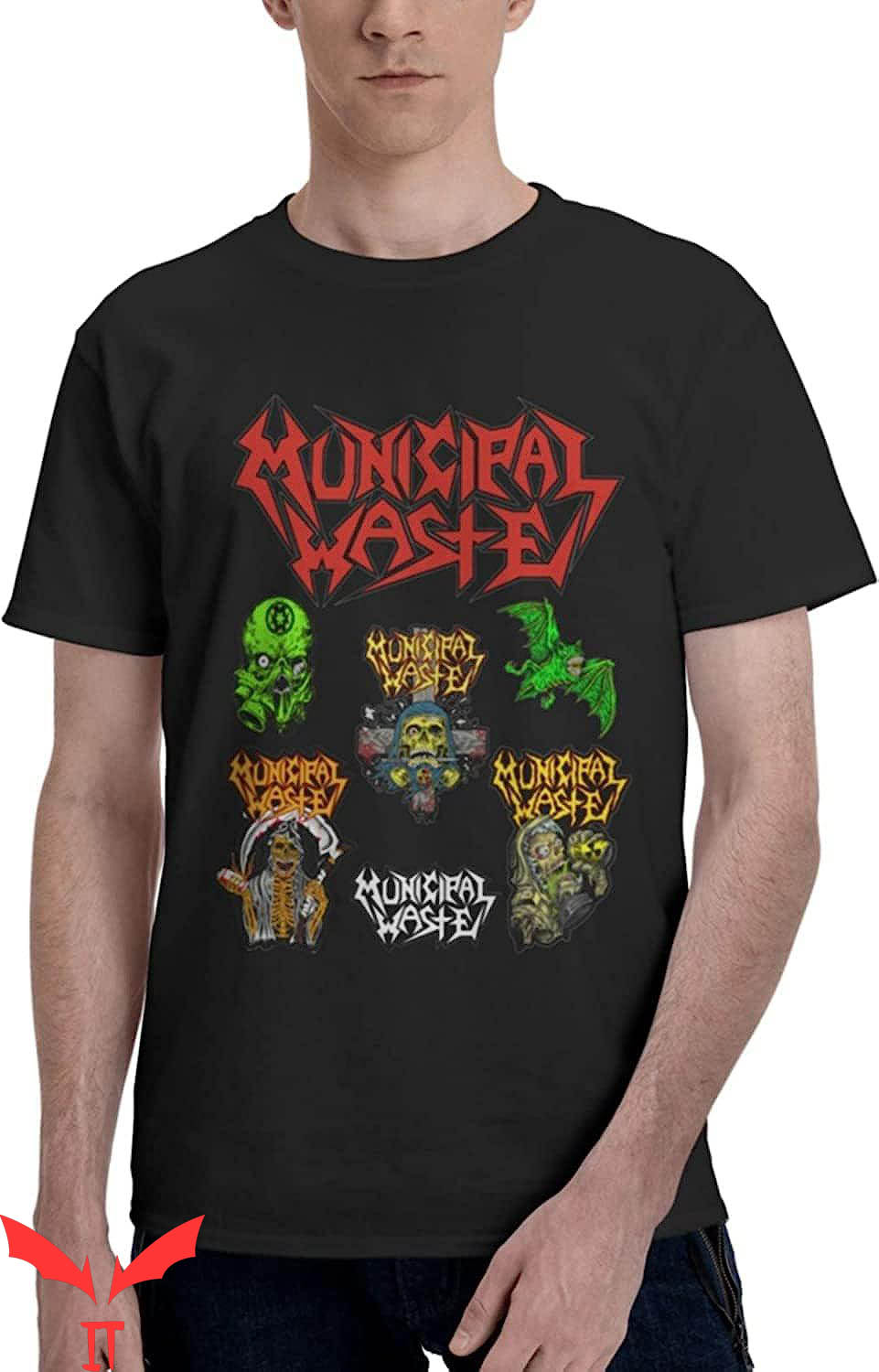 Municipal Waste T-Shirt Crossover Thrash Band 90s Vintage Municipal Waste T-Shirt Crossover Thrash Band 90s Vintage