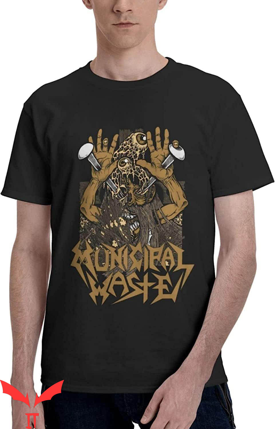 Municipal Waste T-Shirt Crossover Thrash Band Album Municipal Waste T-Shirt Crossover Thrash Band Album