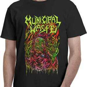 Municipal Waste T-Shirt Crossover Thrash Band Retro