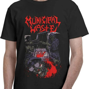 Municipal Waste T-Shirt Crossover Thrash Band Vintage