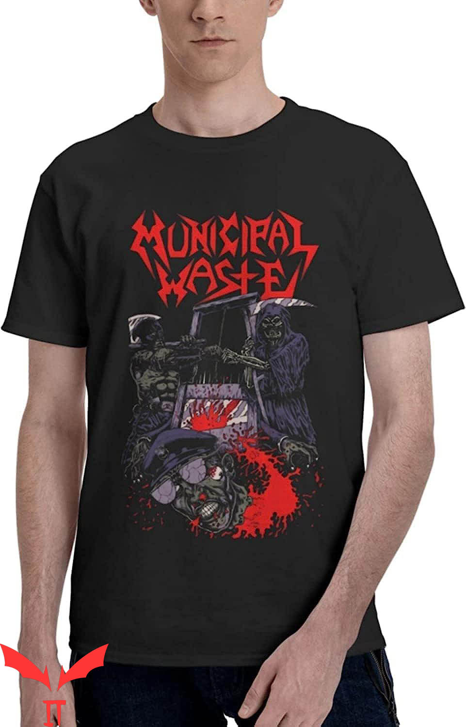 Municipal Waste T-Shirt Crossover Thrash Band Vintage Municipal Waste T-Shirt Crossover Thrash Band Vintage