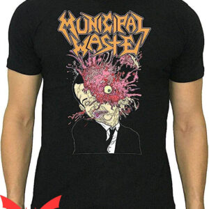 Municipal Waste T-Shirt Trash Metal Band Rock Vintage