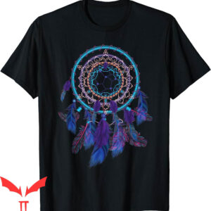 Native American T-Shirt Colorful Dreamcatcher Feathers