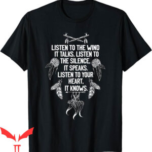 Native American T-Shirt Dreamcatcher Poem Indian Tee