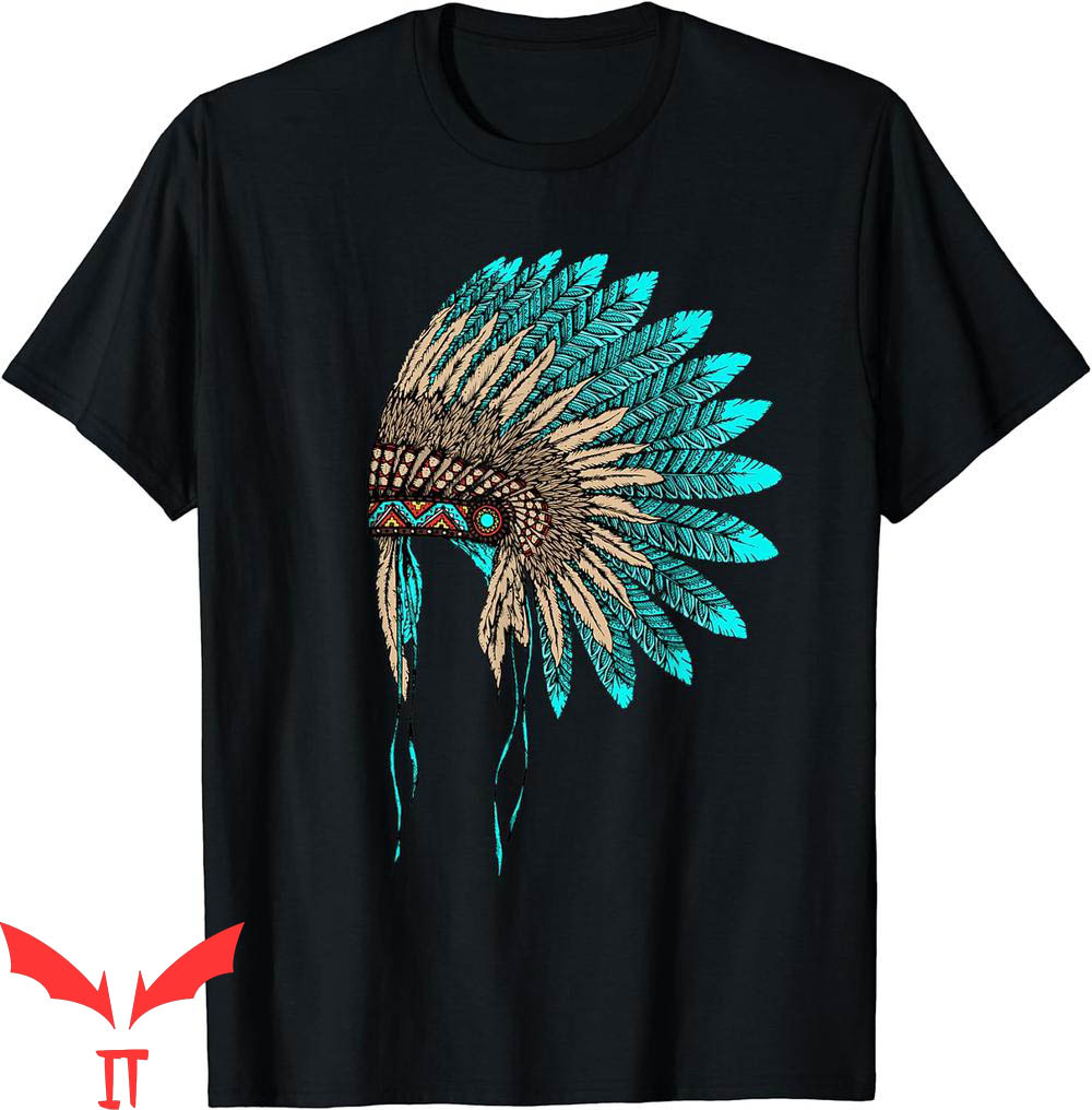 Native American T-Shirt Indian Headdress Costume Jewelry Native American T-Shirt Indian Headdress Costume Jewelry
