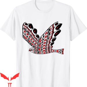 Native American T-Shirt Pacific Northwest Red Tail Hawk
