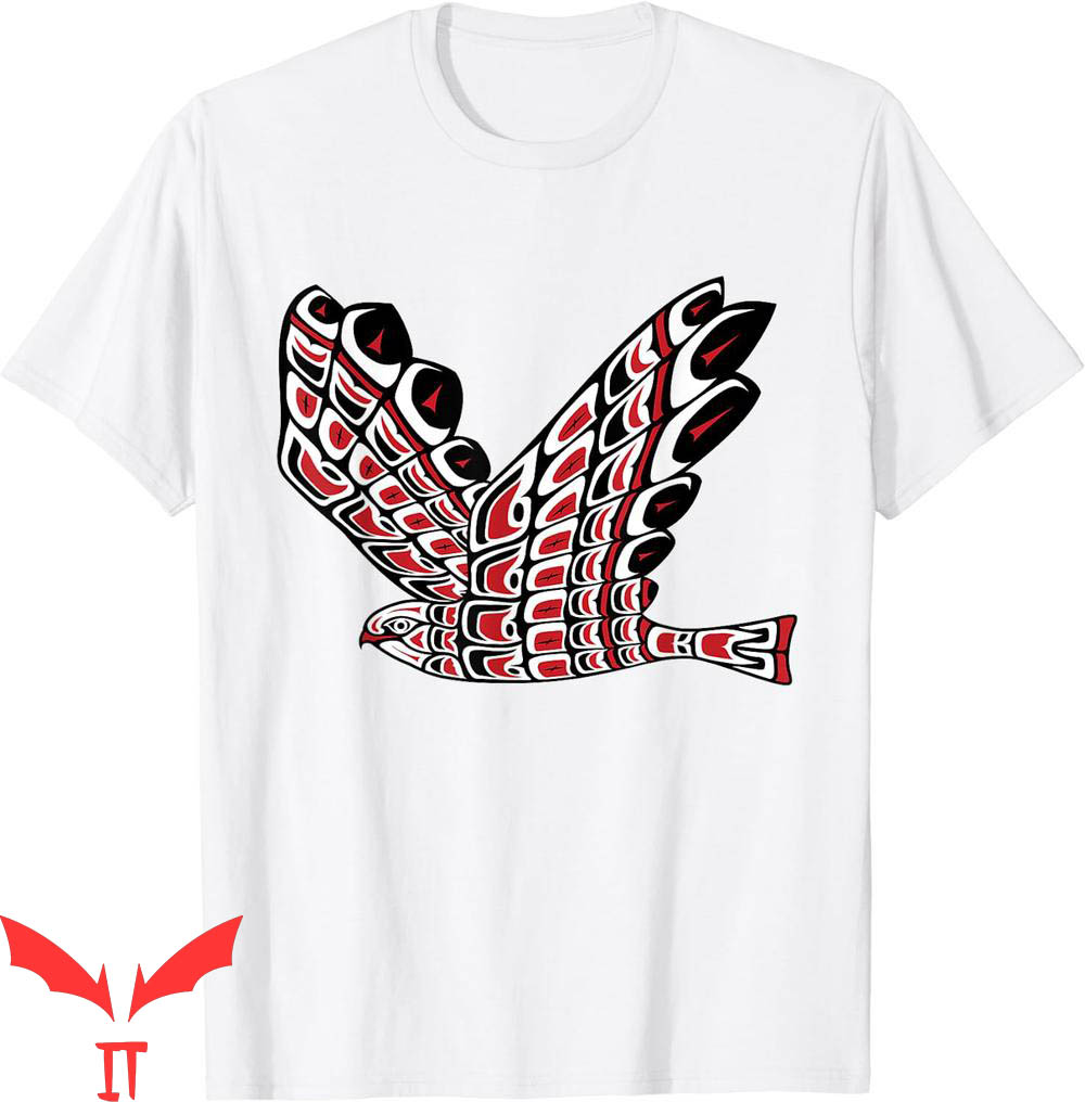Native American T-Shirt Pacific Northwest Red Tail Hawk Native American T-Shirt Pacific Northwest Red Tail Hawk