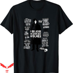 Nessa Barrett Mesh T-Shirt Detective Quotes Sherlock Homes