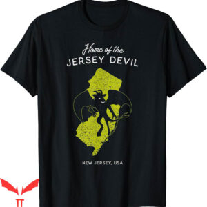 New Jersey Devils T-Shirt Home Of The USA