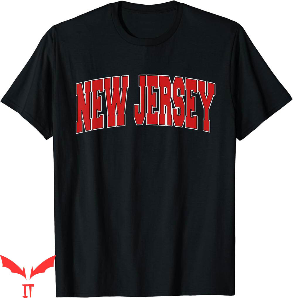New Jersey Devils T-Shirt State Varsity Style Vintage Sports New Jersey Devils T-Shirt State Varsity Style Vintage Sports