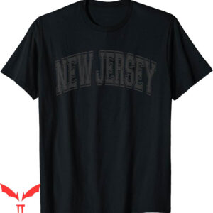 New Jersey Devils T-Shirt Varsity Style With Text