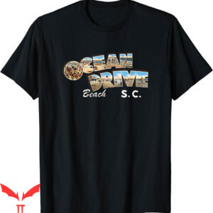 Ocean Drive T-Shirt Drive Beach South Carolina Retro Vintage