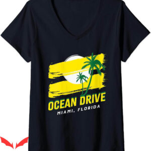 Ocean Drive T-Shirt Miami Design For Florida Fans